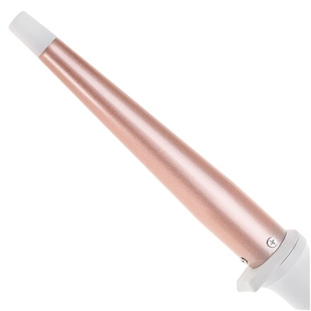 Adler Conical curling iron , AD 2119 , Barrel diameter 12-25 mm , Temperature (min) 120 °C , Temperature (max) 200 °C , Number of heating levels 5 , 45 W , White/Pink