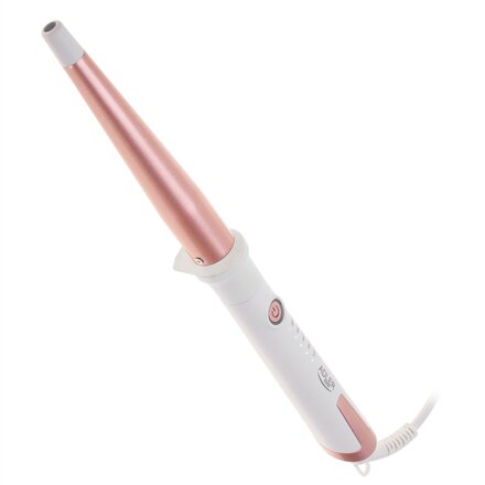 Adler Conical curling iron , AD 2119 , Barrel diameter 12-25 mm , Temperature (min) 120 °C , Temperature (max) 200 °C , Number of heating levels 5 , 45 W , White/Pink