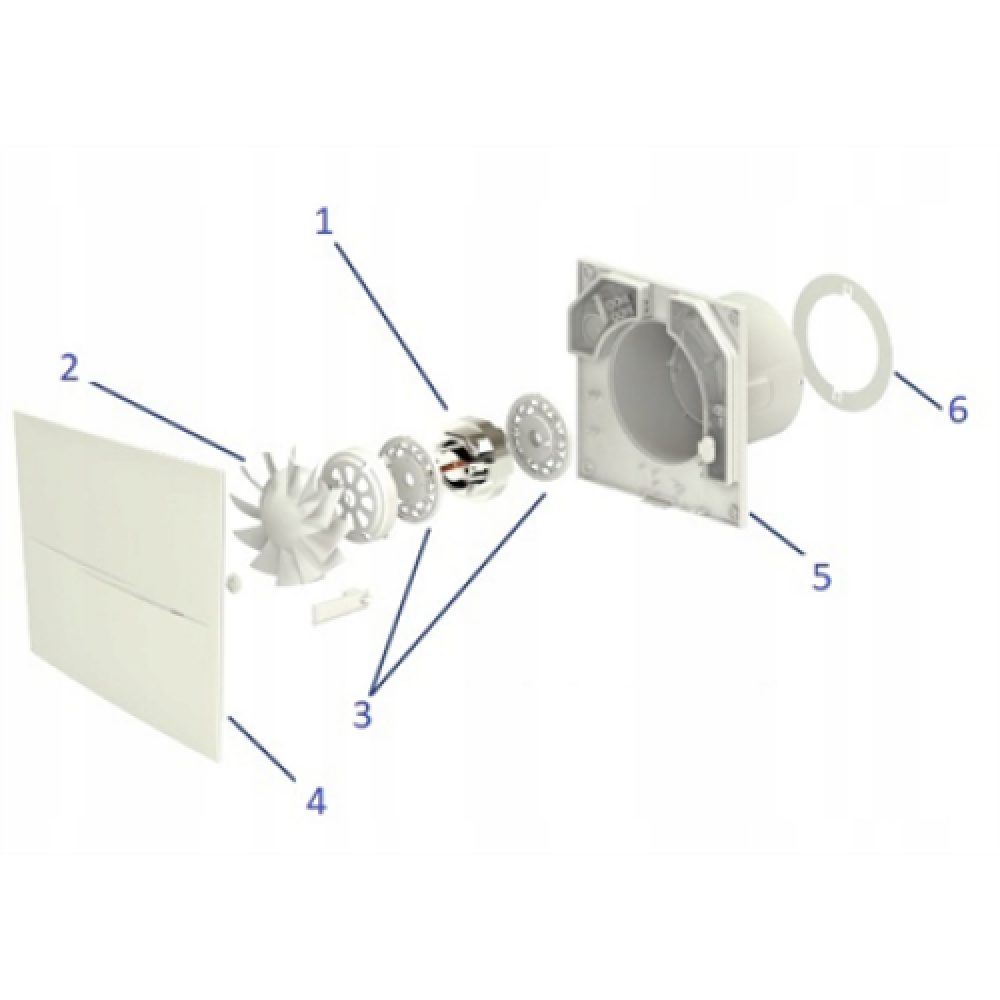 VENTS Silent bathroom fan, 100TH humidity sensor , Vents