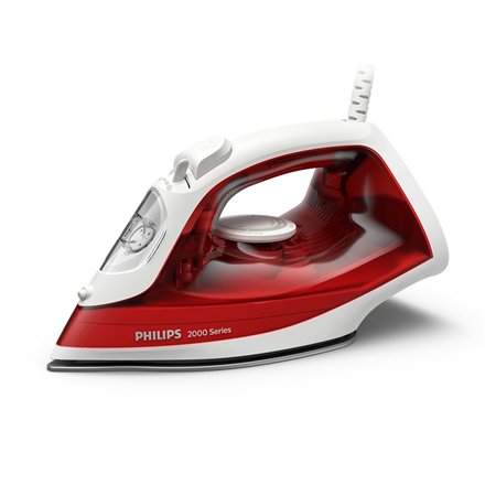 Philips Steam Iron , DST2010/40 2000 Series , Steam Iron , 2000 W , Water tank capacity 250 ml , Continuous steam 25 g/min , Steam boost performance 100 g/min , Red