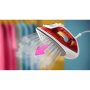 Philips Steam Iron , DST2010/40 2000 Series , Steam Iron , 2000 W , Water tank capacity 250 ml , Continuous steam 25 g/min , Steam boost performance 100 g/min , Red
