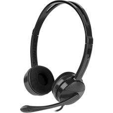 Natec Headset Canary Go On-Ear, Microphone, Noise canceling, 3.5 mm, Black