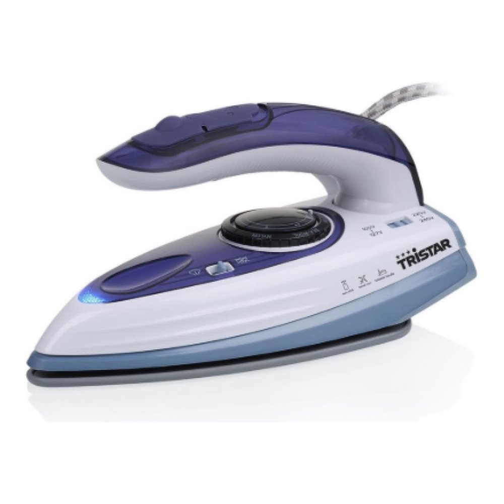 Tristar , Travel Steam Iron , ST-8152 , Steam Iron , 1000 W , Water tank capacity 60 ml , Continuous steam 15 g/min , Blue