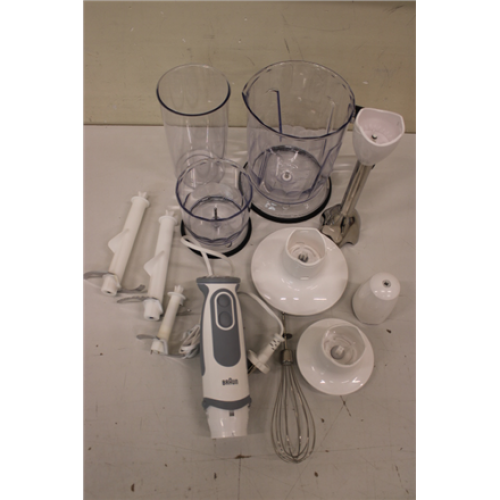 SALE OUT. Braun MQ5245 MultiQuick 5 Vario Hand blender, White/Grey , Braun , USED, REFURBISHED, WITHOUT ORIGINAL PACKAGING