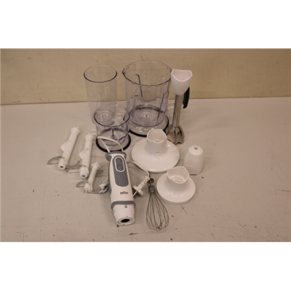 SALE OUT. Braun MQ5245 MultiQuick 5 Vario Hand blender, White/Grey , Braun , USED, REFURBISHED, WITHOUT ORIGINAL PACKAGING