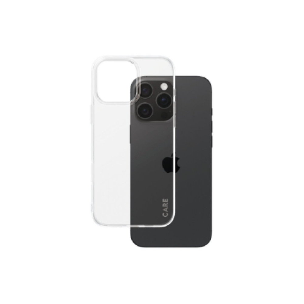 CARE Fashionable Case , Back cover , Apple , iPhone 16 Pro Max , Recycled plastic , Transparent , X-Ray Soft Basic