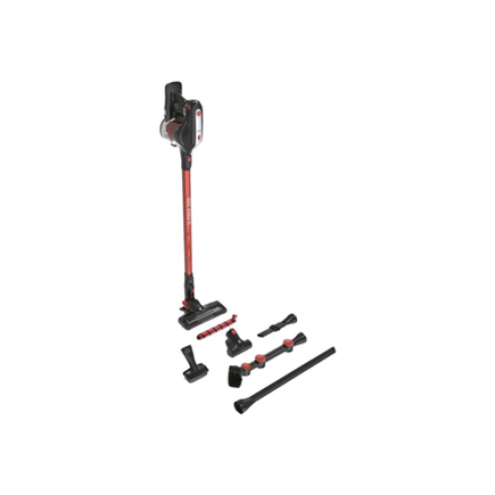 Hoover , Vacuum Cleaner , HF222AXL 011 , Cordless operating , Handstick , 220 W , 22 V , Operating time (max) 40 min , Red/Black