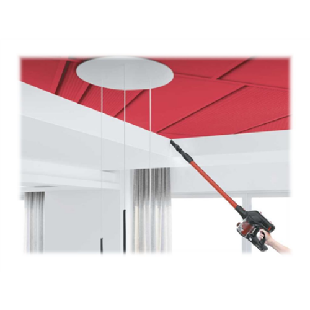 Hoover , Vacuum Cleaner , HF222AXL 011 , Cordless operating , Handstick , 220 W , 22 V , Operating time (max) 40 min , Red/Black