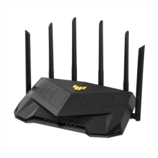 Asus Wireless Wifi 6 Dual Band Gaming Router TUF-AX6000 802.11ax 1148+4804 Mbit/s 10/100/1000 Mbit/s Ethernet LAN (RJ-45) ports 5 Mesh Support Yes MU-MiMO Yes No mobile broadband Antenna type External