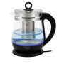 Adler Kettle , AD 1299 , Electric , 2200 W , 1.5 L , Glass , 360° rotational base , Black
