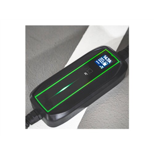 Green Cell , EV16 , GC EV PowerCable 3.6kW Schuko Type 2 mobile charger for charging electric cars and Plug-In hybrids , 3.6 kW , 10/16 A , 6.5 m , Black