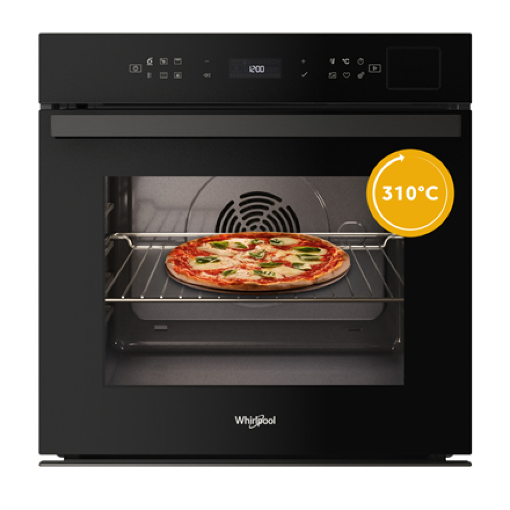 Whirlpool Oven , WOI6A8FPT1SBA , 73 L , Electric , Pyrolytic/Hydrolytic , Electronic , Steam function , Height 59.7 cm , Width 59.5 cm , Black