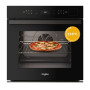 Whirlpool Oven , WOI6A8FPT1SBA , 73 L , Electric , Pyrolytic/Hydrolytic , Electronic , Steam function , Convection , Height 59.7 cm , Width 59.5 cm , Black