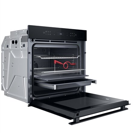 Whirlpool Oven , WOI6A8FPT1SBA , 73 L , Electric , Pyrolytic/Hydrolytic , Electronic , Steam function , Convection , Height 59.7 cm , Width 59.5 cm , Black