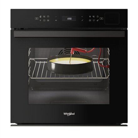 Whirlpool Oven , WOI6A8FPT1SBA , 73 L , Electric , Pyrolytic/Hydrolytic , Electronic , Steam function , Convection , Height 59.7 cm , Width 59.5 cm , Black