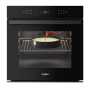 Whirlpool Oven , WOI6A8FPT1SBA , 73 L , Electric , Pyrolytic/Hydrolytic , Electronic , Steam function , Height 59.7 cm , Width 59.5 cm , Black