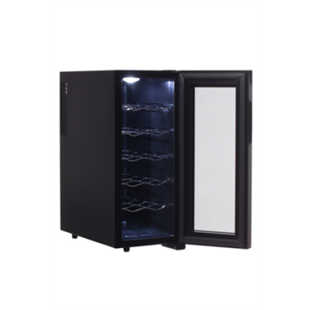 Camry Wine Cooler CR 8068 Energy efficiency class G, Free standing, Bottles capacity Up to 12 bottles, Black