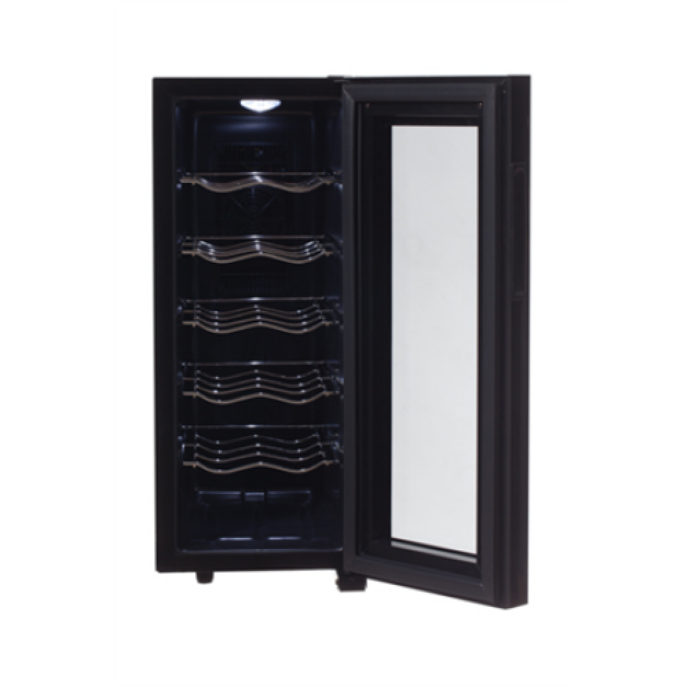Camry Wine Cooler CR 8068 Energy efficiency class G, Free standing, Bottles capacity Up to 12 bottles, Black