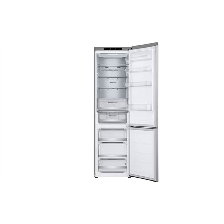LG Refrigerator , GBV5240DPY , Energy efficiency class D , Free standing , Combi , Height 203 cm , No Frost system , Fridge net capacity 277 L , Freezer net capacity 110 L , Display , 35 dB , Grey