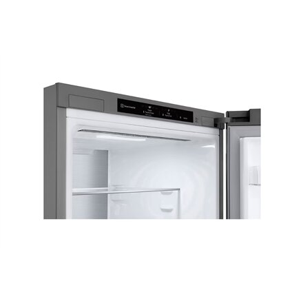 LG Refrigerator , GBV5240DPY , Energy efficiency class D , Free standing , Combi , Height 203 cm , No Frost system , Fridge net capacity 277 L , Freezer net capacity 110 L , Display , 35 dB , Grey