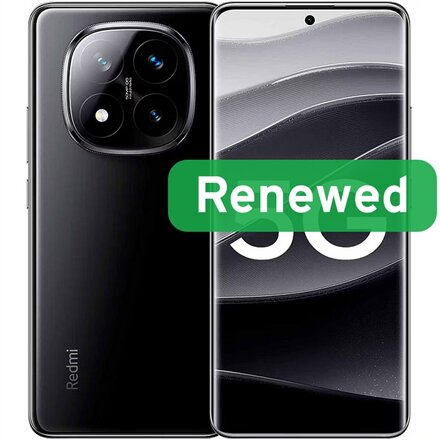 Xiaomi Renewed Grade A++ , Redmi Note 14 Pro+ 5G , Midnight Black , 6.67 , AMOLED , 256 GB , 5G , Android