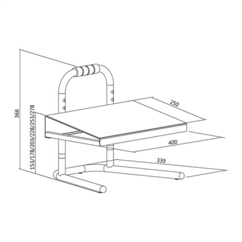 Logilink , Free-standing adjustable footrest , EO0007