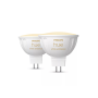 Philips Hue WA 12V MR16, 2pcs pack , GU5.3 , 5.1 W , Warm to cool white light