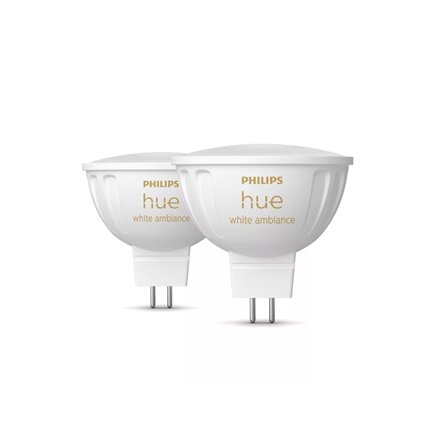 Philips Hue WA 12V MR16, 2pcs pack , GU5.3 , 5.1 W , Warm to cool white light