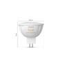 Philips Hue WA 12V MR16, 2pcs pack , GU5.3 , 5.1 W , Warm to cool white light