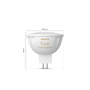 Philips Hue WA 12V MR16, 2pcs pack , GU5.3 , 5.1 W , Warm to cool white light