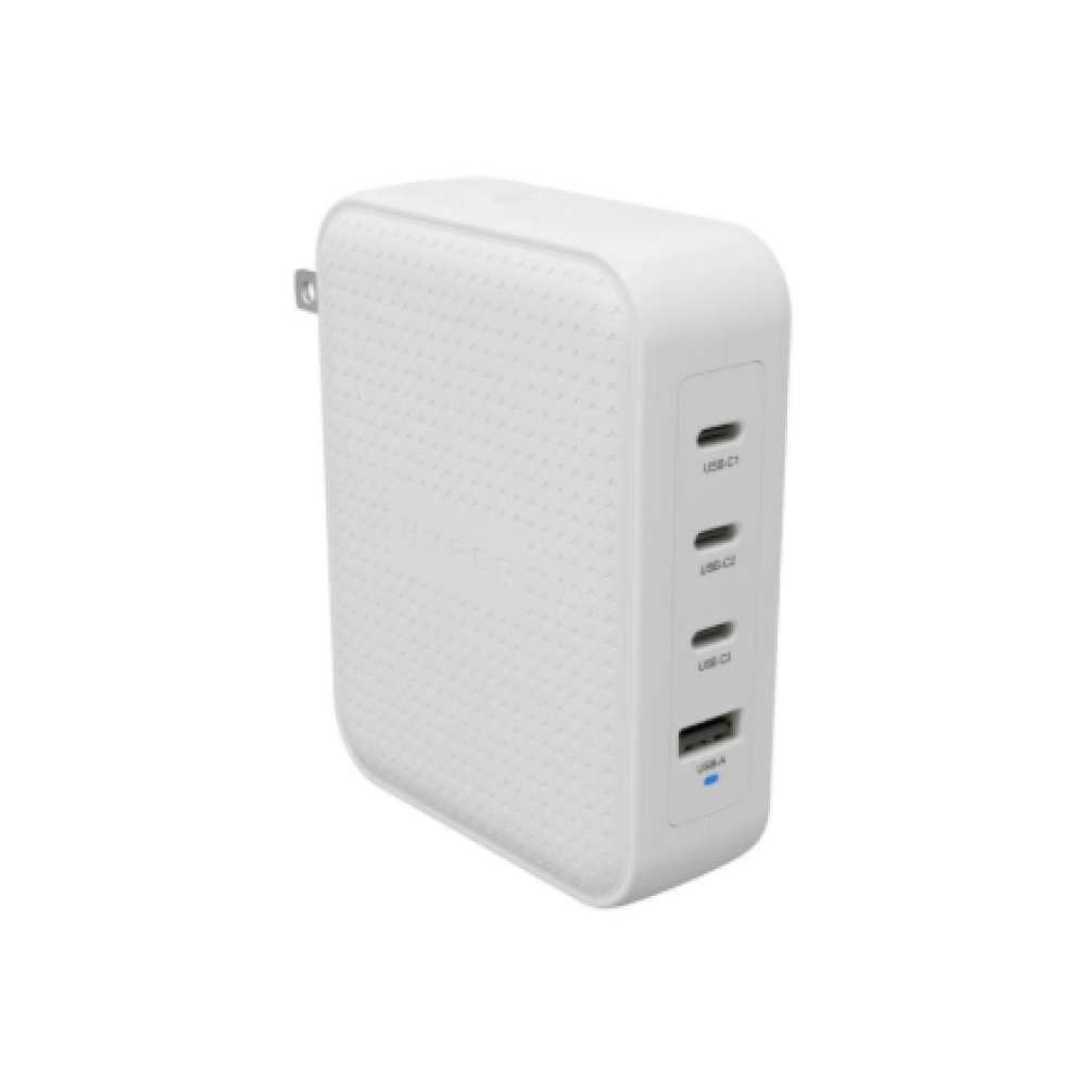 Hyper HyperJuice 145W USB-C GaN Travel Charger with 4 Ports - White , Hyper
