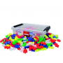 Plus Plus Big Construction Material Building Blocks 200 Neon Colours