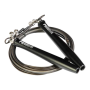 PROIRON Speed Skipping Rope Black, Steel wire/Aluminium, 300 cm