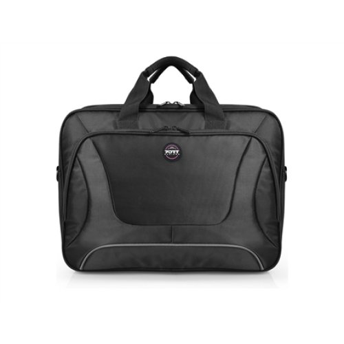 PORT DESIGNS , Courchevel , Fits up to size 15.6 , Messenger - Briefcase , Shoulder strap , Black