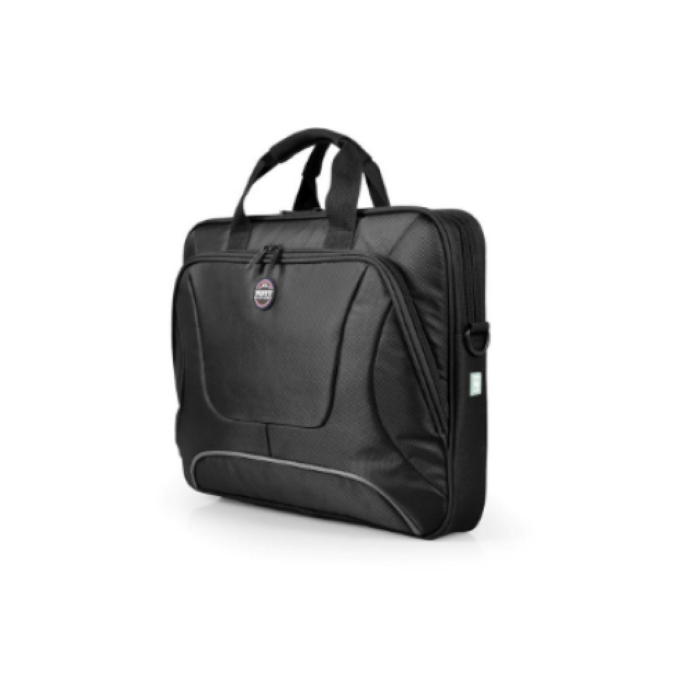 PORT DESIGNS , Courchevel , Fits up to size 15.6 , Messenger - Briefcase , Black , Shoulder strap