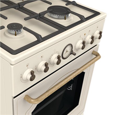Gorenje Cooker , GKS5B70CLI , Hob type Gas , Oven type Electric , Sandy , Width 50 cm , Depth 59.4 cm , Energy efficiency class A , 70 L