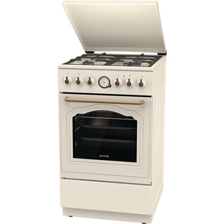 Gorenje Cooker , GKS5B70CLI , Hob type Gas , Oven type Electric , Sandy , Width 50 cm , Depth 59.4 cm , Energy efficiency class A , 70 L