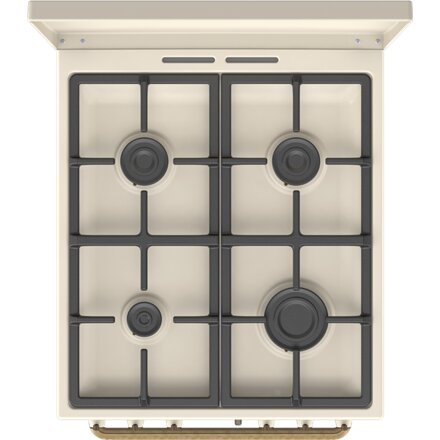 Gorenje Cooker , GKS5B70CLI , Hob type Gas , Oven type Electric , Sandy , Width 50 cm , Depth 59.4 cm , Energy efficiency class A , 70 L