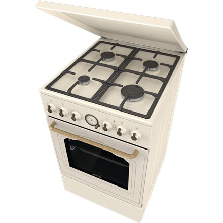 Gorenje Cooker , GKS5B70CLI , Hob type Gas , Oven type Electric , Sandy , Width 50 cm , Depth 59.4 cm , Energy efficiency class A , 70 L