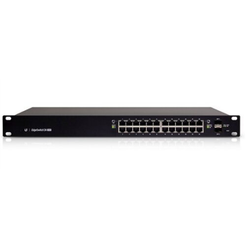 Ubiquiti , Switch , ES-24-250W , Web managed , Rackmountable , Gigabit Ethernet (copper) ports quantity 24 , SFP ports quantity 2