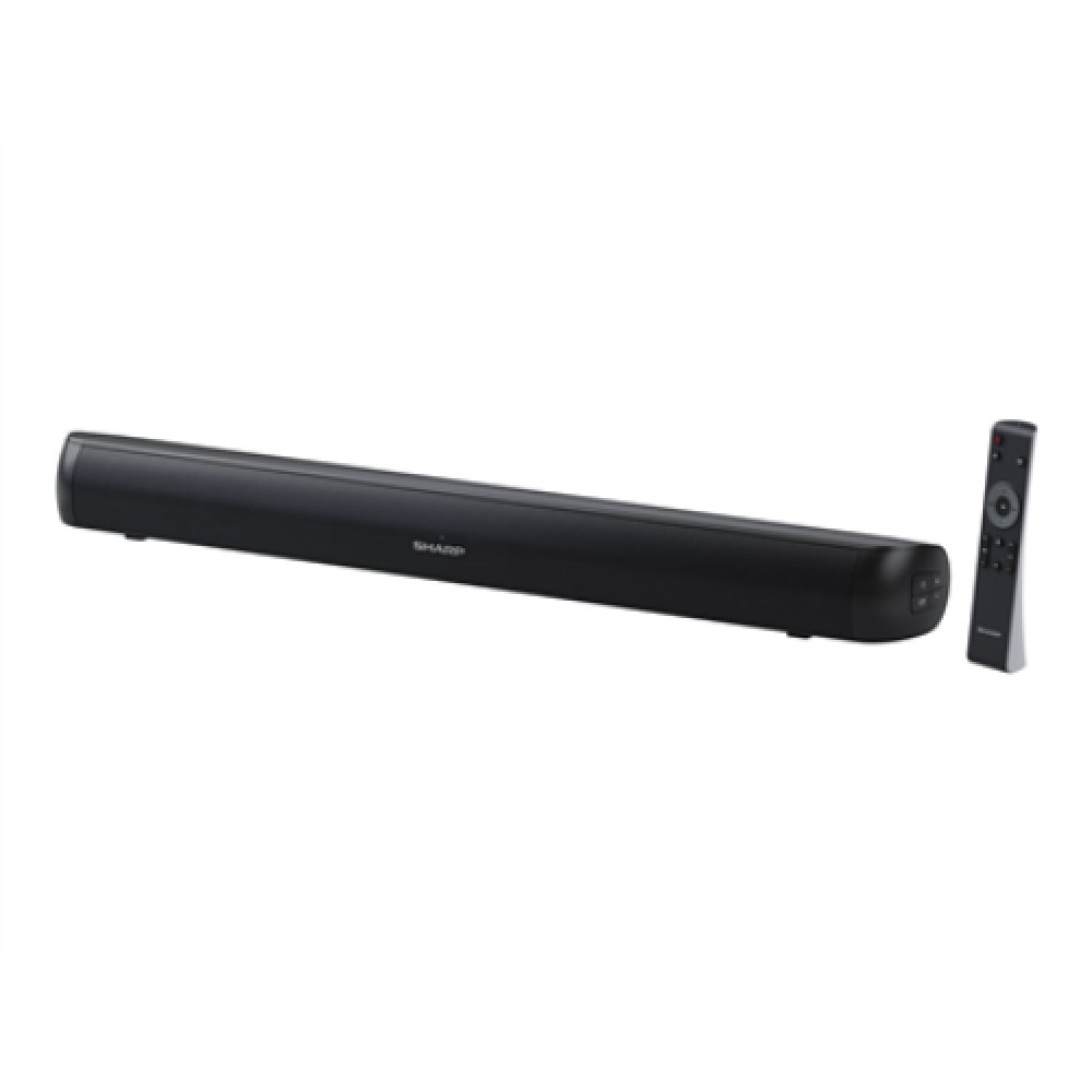 Sharp HT-SB107 2.0 Compact Soundbar for TV up to 32, HDMI ARC/CEC, Aux-in, Optical, Bluetooth, 65cm, Gloss Black , Sharp , Yes , Soundbar Speaker , HT-SB107 , Gloss Black , No , USB port , AUX in , Bluetooth , Wireless connection