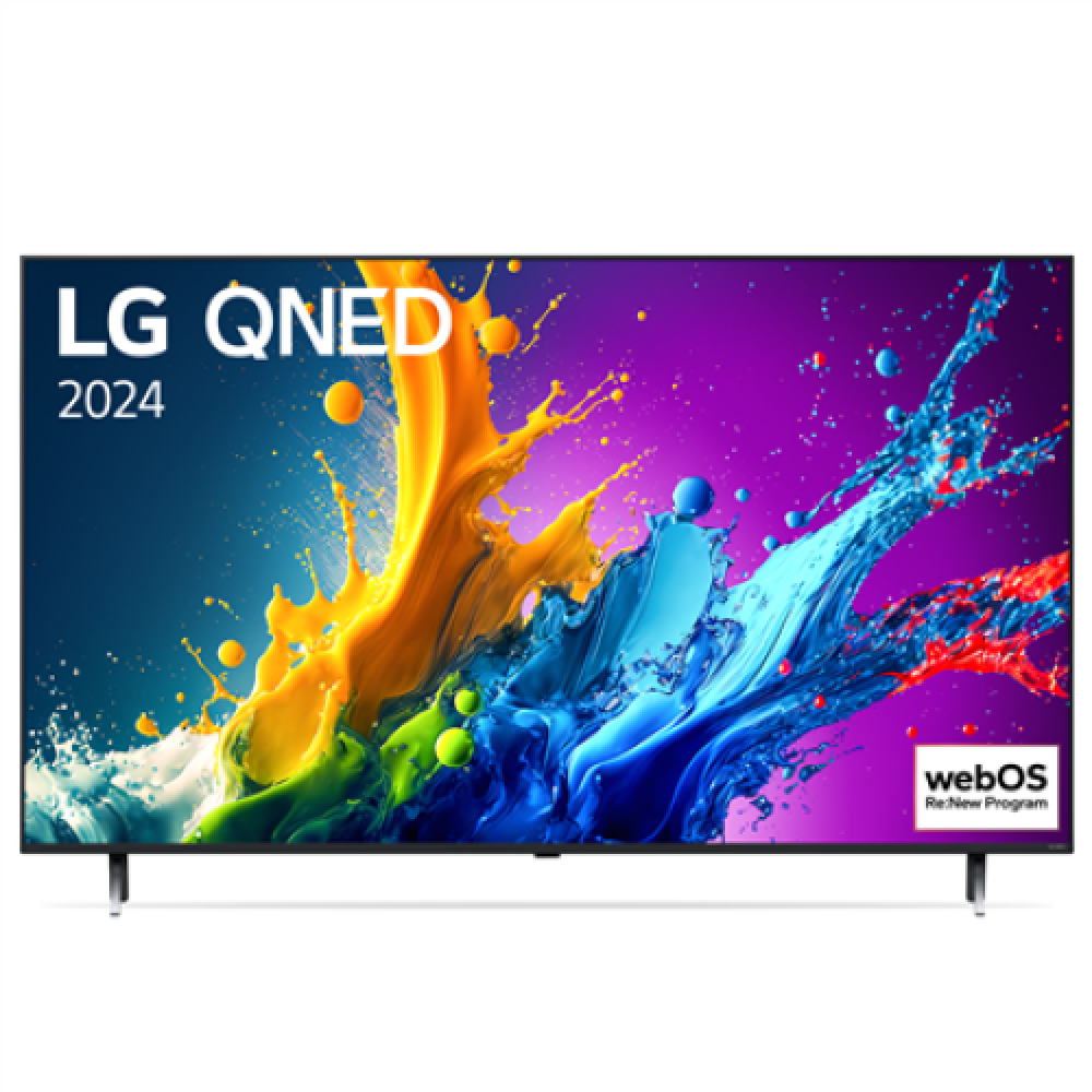 LG QNED TV , 50QNED80T3A , 50 , Smart TV , webOS 24 , 4K UHD , Black