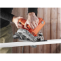 BLACK & DECKER Circular saw , CS1250LA-QS , 1250 W , 190 mm
