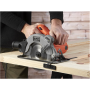 BLACK & DECKER Circular saw , CS1250LA-QS , 1250 W , 190 mm