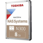 Toshiba , Hard Drive , N300 NAS , 7200 RPM , 8000 GB , 256 MB