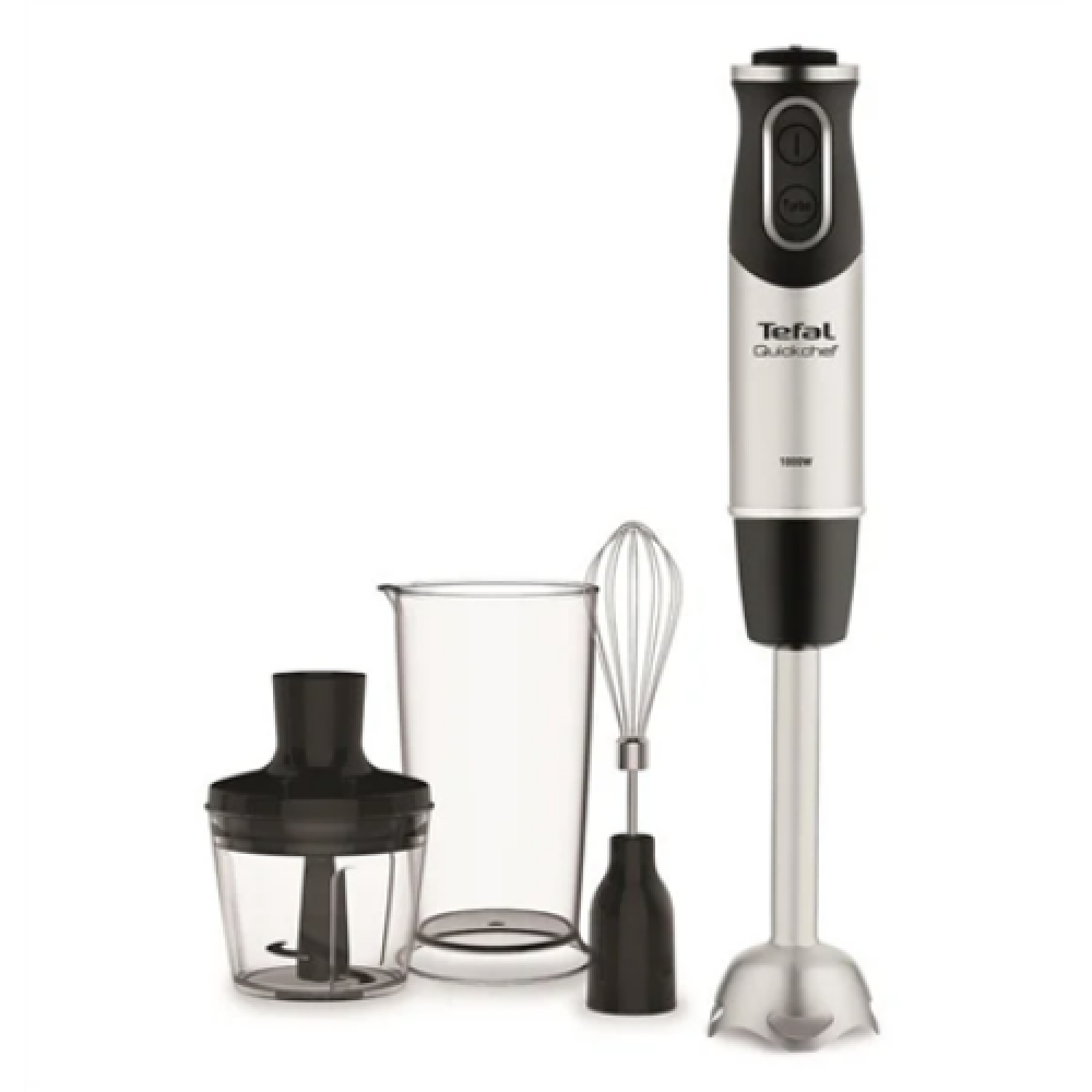 TEFAL , Blender , Quickchef 3-in-1 HB656838 , Hand Blender , 1000 W , Number of speeds 20 , Turbo mode , Chopper , Black