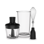 TEFAL , Blender , Quickchef 3-in-1 HB656838 , Hand Blender , 1000 W , Number of speeds 20 , Turbo mode , Chopper , Black