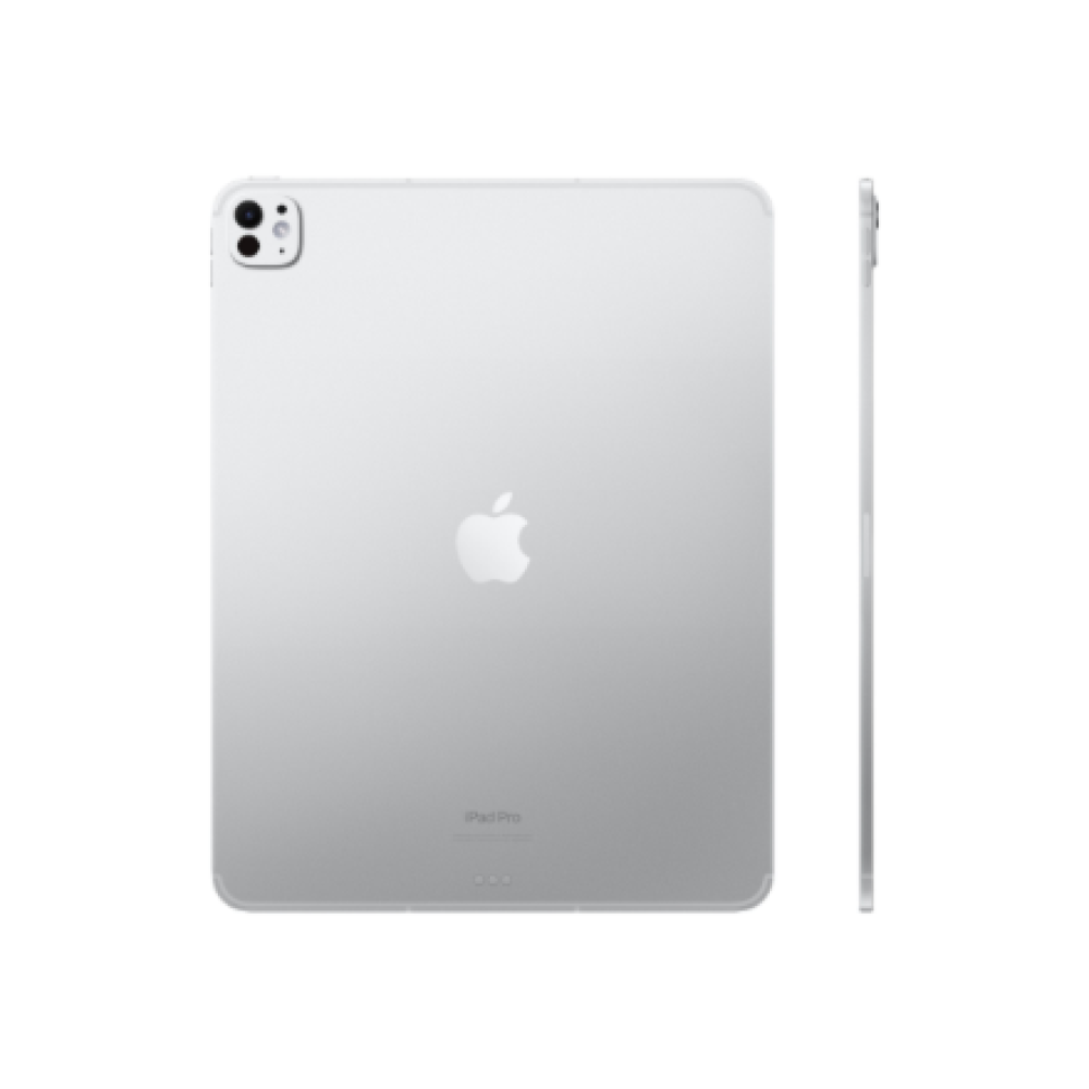 Apple , iPad Pro Wi-Fi + Cellular , 13 , Silver , OLED, Ultra Retina XDR, Nano-texture glass , 2752 x 2064 pixels , Apple M5 , 16 GB , 2000 GB , 3G , 4G , 5G , Wi-Fi , Front camera , 12 MP , Rear camera , 12 MP , Bluetooth , 6 , iPadOS , USB-C charging ca