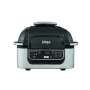 NINJA , Hot Air Fryer , AG301EU , Capacity 5.7 L , Cyclonic Air Technology , Black/Stainless Steel