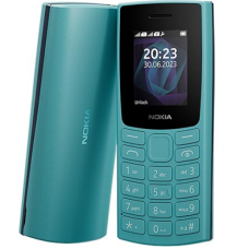 Nokia 105 (2023) TA-1557 Cyan, 1.8 , TFT LCD, 120 x 160 pixels, 4 MB, 4 MB, Dual SIM, Mini Sim, USB version microUSB, 1000 mAh